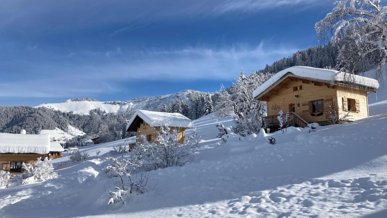 Chalets Savoie Les Chalets D'Heidi Notre-Dame-de-Bellecombe Kültér fotó