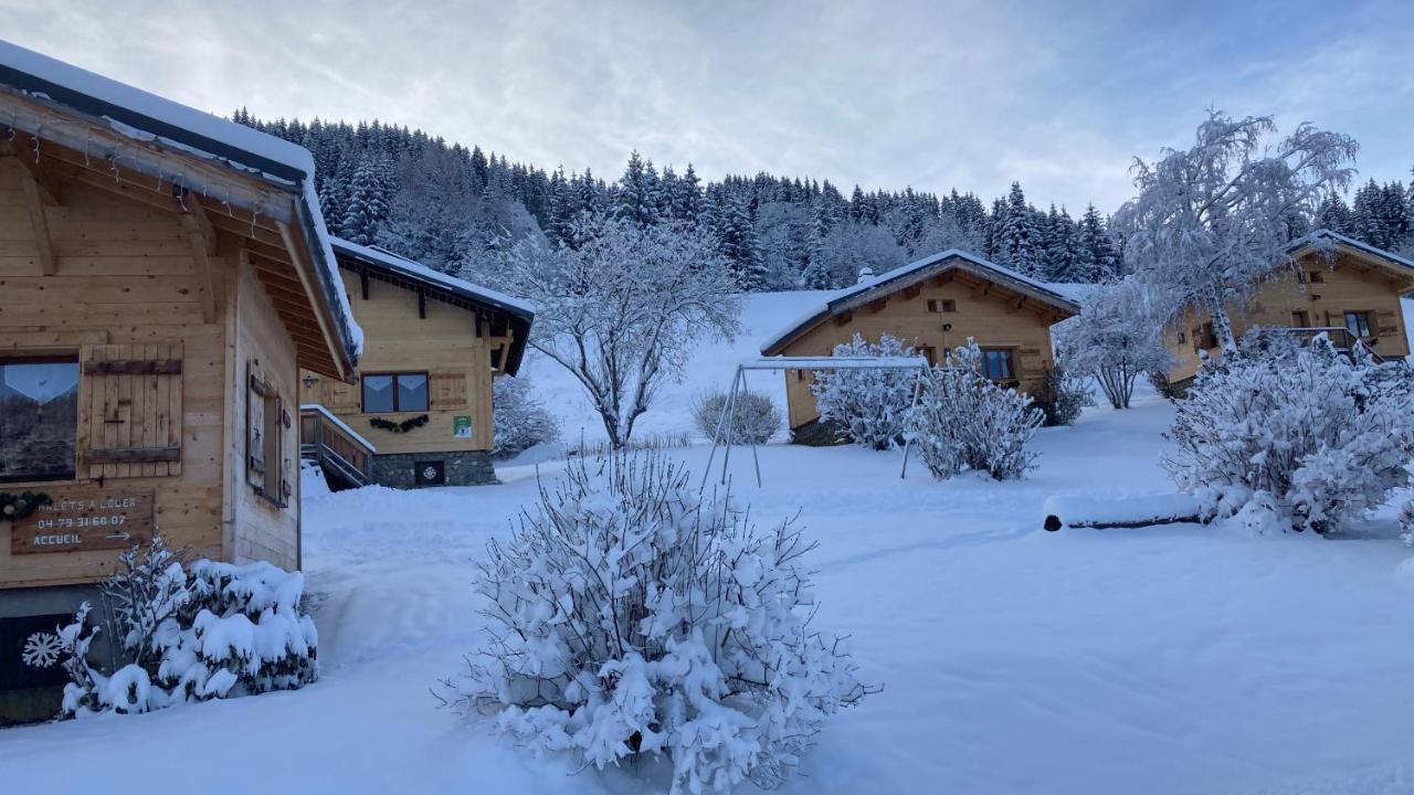 Chalets Savoie Les Chalets D'Heidi Notre-Dame-de-Bellecombe Kültér fotó