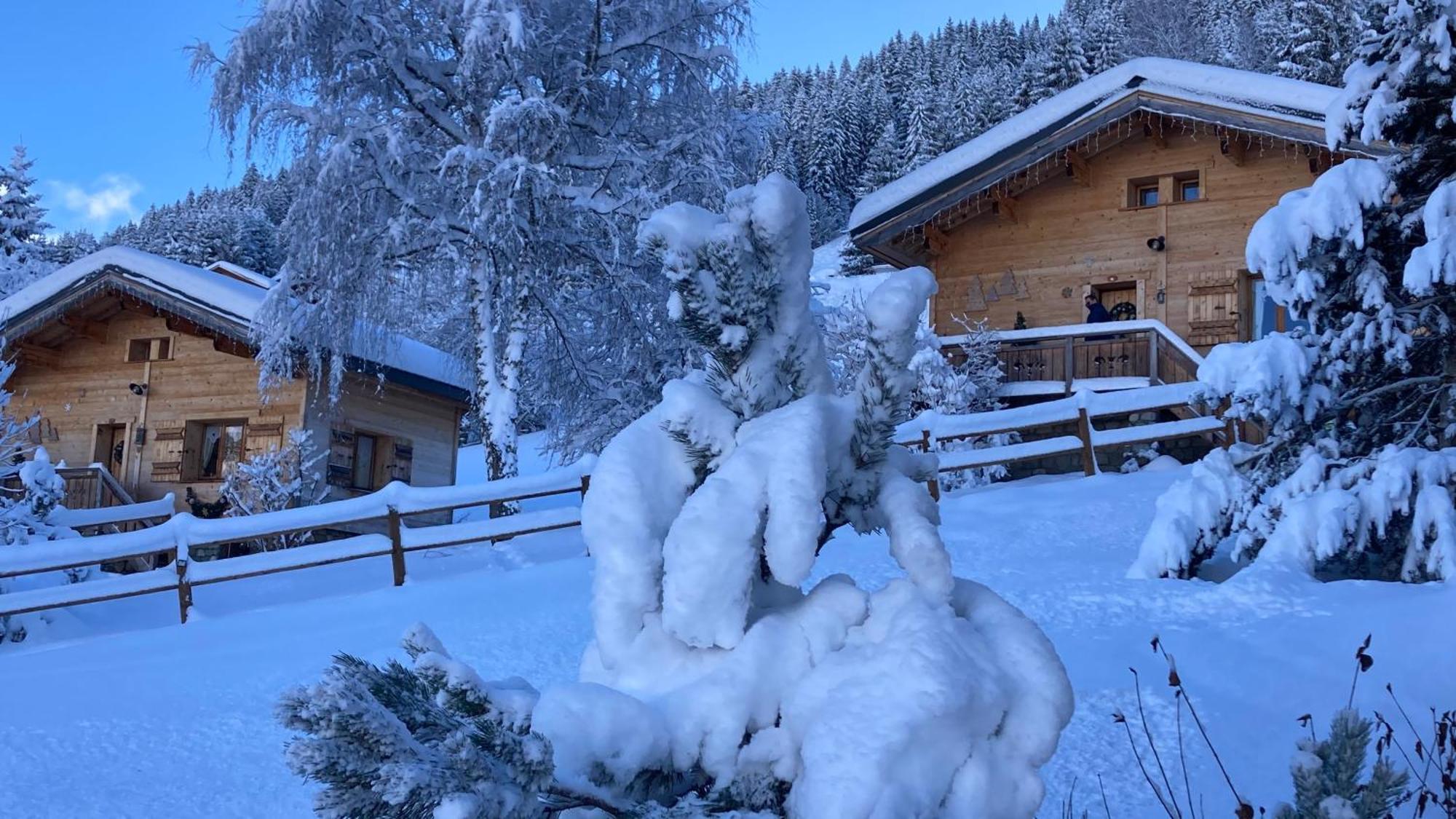 Chalets Savoie Les Chalets D'Heidi Notre-Dame-de-Bellecombe Kültér fotó